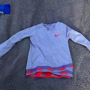 Purple Nike dri fit shirt